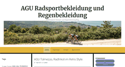 Desktop Screenshot of agu-radsportbekleidung.de