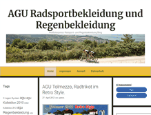 Tablet Screenshot of agu-radsportbekleidung.de